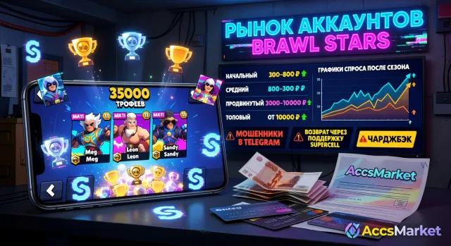 Аккаунты Brawl Stars: где безопасно купить и заработать на продаже